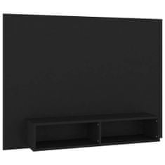 Vidaxl Nástěnná TV skříňka černá 120 x 23,5 x 90 cm dřevotříska