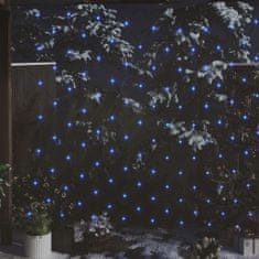 Greatstore Vánoční světelná síť modrá 4 x 4 m 544 LED vnitřní i venkovní