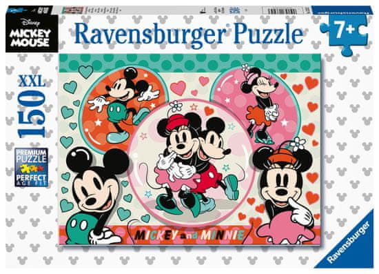 Ravensburger Disney: Zamilovaný pár Mickey a Minnie 150 dílků