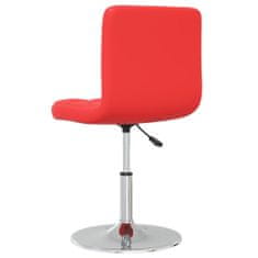 Greatstore Kancelářská židle červená umělá kůže