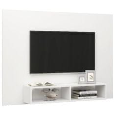 Greatstore Nástěnná TV skříňka bílá 135 x 23,5 x 90 cm dřevotříska