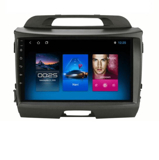 Hizpo 2GB RAM Android Autorádio KIA SPORTAGE 2011-2016, GPS Navigace, WIFI, USB, Bluetooth Handsfree Kia Sportage rádio 2011 2012 2013 2014 2015 2016 s kamerou, Android