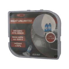 Stualarm Halogen. žárovka 12V s paticí H1, Night unlimited 4300K (912H1NU) 2ks