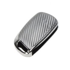 Stualarm TPU obal pro klíč Peugeot/Citroën, 3-tlačítkový, carbon silver (484PG118CS)