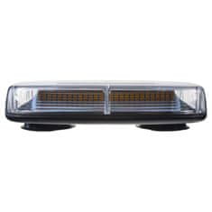 Stualarm Rampa oranžová, 72x SMD LED, magnet, 12-24V, 280mm, ECE R65 (kf17m)