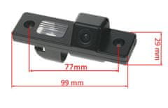 Stualarm Kamera formát PAL/NTSC do vozu Opel Astra, Corsa, Zafira, Chevrolet Captiva, Spark, Epica (c-OP02)