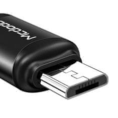 Mcdodo MCDODO TELEFONNÍ ADAPTÉR USB -C NA ADAPTÉR MICRO USB ČERNÝ