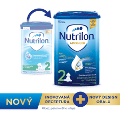 Nutrilon 2 Advanced pokračovací kojenecké mléko 6x 800g, 6+