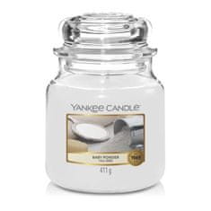 Yankee Candle vonná svíčka Baby Powder (Dětský pudr) 411g