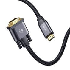 Mcdodo MCDODO KABEL HDMI NA VGA D-SUB PŘEVODNÍK K MONITORU PROJEKTORU 2M