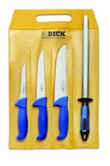 F. Dick Ergogrip základní sada 3 nožů (13 cm, 18 cm, 21 cm) a ocílky (30 cm)