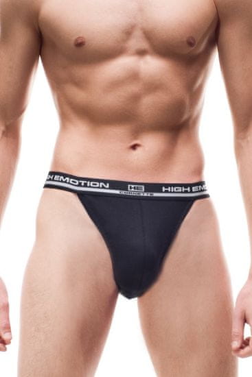 Cornette Pánská tanga High emotion black + Ponožky Gatta Calzino Strech