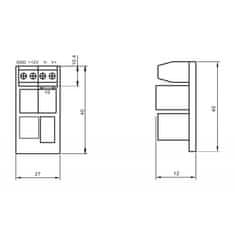 Sebury Napájecí konvertor/regulátor PCB-504 s napětím 16 až 28V/ na 12V 1A