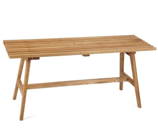 Andrea House , Dřevěná lavice Oak Bench, 100 cm | přírodní MU71006