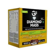 GF nutrition Diamond MASS 6 kg - chocolate bez sladidel 