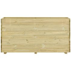 Greatstore Vyvýšený záhon se dnem 150 x 50 x 75 cm impregnovaná borovice