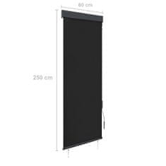 Greatstore Venkovní roleta 60 x 250 cm antracitová