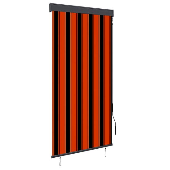 Greatstore Venkovní roleta 100 x 250 cm oranžovohnědá