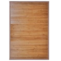 Greatstore Bambusové koupelnové předložky 2 ks 60 x 90 cm hnědé