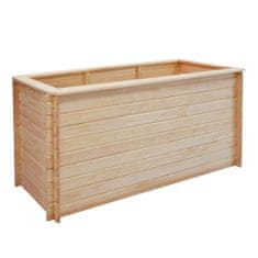 Greatstore Vyvýšený záhon 150 x 50 x 80 cm borové dřevo 19 mm