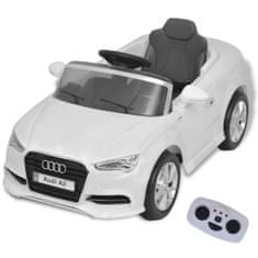 Greatstore Elektrické dětské auto s dálkovým ovládáním Audi A3 bílé