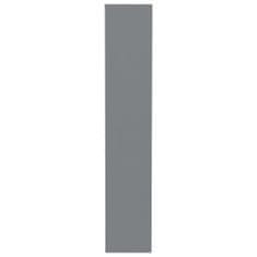 Greatstore Botník šedý 54 x 34 x 183 cm dřevotříska