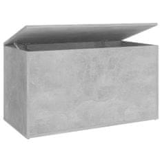 shumee Úložná truhla betonově šedá 84 x 42 x 46 cm dřevotříska