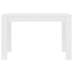 Greatstore Jídelní stůl bílý 120 x 60 x 76 cm dřevotříska