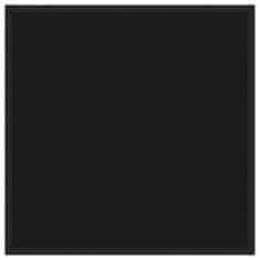 Vidaxl Konferenční stolek černý s černým sklem 60 x 60 x 35 cm