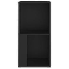 Vidaxl Rohová skříňka černá 33 x 33 x 67 cm dřevotříska