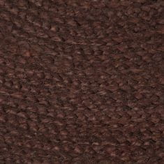 Vidaxl Ručně vyrobený koberec z juty kulatý 150 cm hnědý