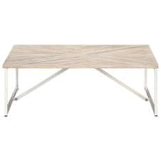 Greatstore Konferenční stolek 110 x 110 x 36 cm masivní mangovníkové dřevo