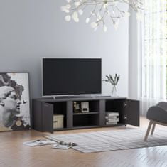 Greatstore TV stolek šedý 120 x 34 x 37 cm dřevotříska