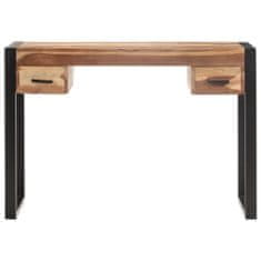 Greatstore Psací stůl 110x50x76 cm masivní dřevo s sheeshamovým povrchem
