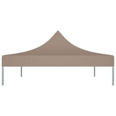 Vidaxl Střecha k party stanu 4,5 x 3 m taupe 270 g/m2