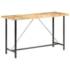 Greatstore Barový stůl 180 x 70 x 107 cm hrubé mangovníkové dřevo