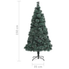 Greatstore Umělý vánoční stromek se stojanem zelený 150 cm PET