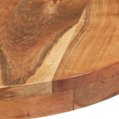 Greatstore Bistro stůl kulatý Ø 50 x 75 cm masivní akáciové dřevo