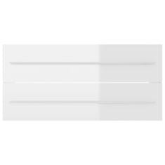 Greatstore Umyvadlová skříňka bílá vysoký lesk 100x38,5x48 cm dřevotříska