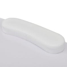 shumee Skládací stolek na kolečkách na nehtovou manikúru bílý