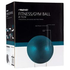 Greatstore Avento Fitness/gymnastický míč průměr 75 cm modrý