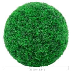 Greatstore Umělé buxus koule 2 ks 35 cm