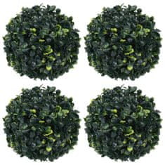 Greatstore Umělé buxus koule 4 ks 12 cm