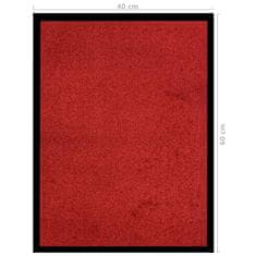 Greatstore Rohožka červená 40 x 60 cm