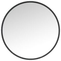 Vidaxl Nástěnné zrcadlo černé 50 cm