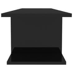 Vidaxl Nástěnná TV skříňka černá s vysokým leskem 103 x 30 x 26,5 cm