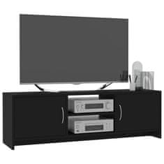 Greatstore TV stolek černý 120 x 30 x 37,5 cm dřevotříska