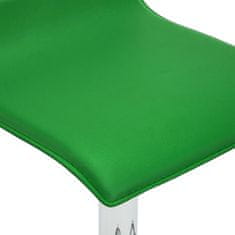 Greatstore 323335 Bar Stools 2 pcs Green Faux Leather