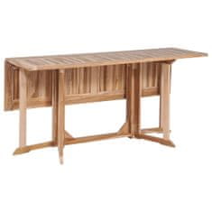 Greatstore Skládací zahradní stůl Butterfly 150 x 90 x 75 cm masivní teak