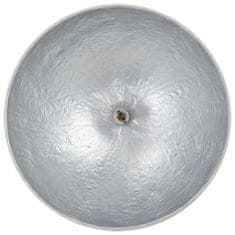 Greatstore Závěsné svítidlo bílo-stříbrné Ø 50 cm E27